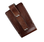 Hand Tooled Western Cowboy Cell Phone Holder Case 100% Leather